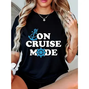 100% Cotton Cruise Family Vacation On Cruise Mode Women Men T-Shirt