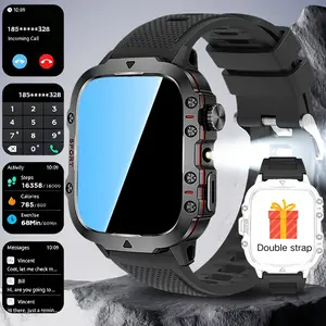 Multifunctional Smart Watch with LED Light, Fashion Digital Watch with Multiple Sports Modes, Wireless Call Custom Photo Health Tracker