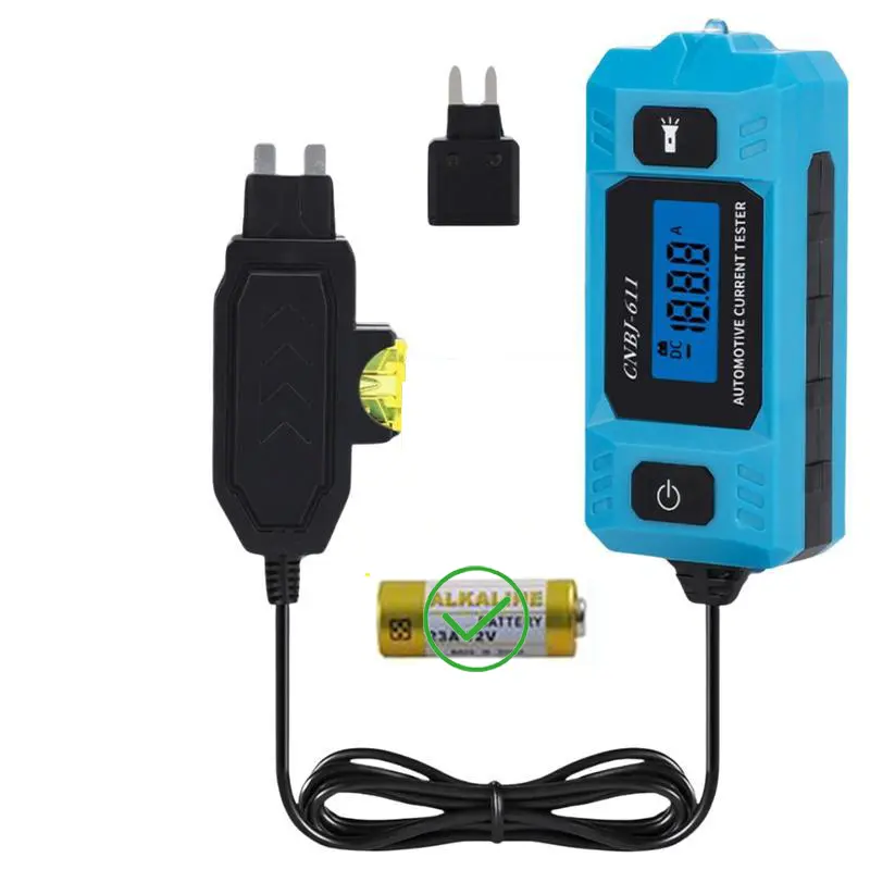 Car Circuit Probe Tester(Battery included) Automobile Current Tester, Circuit Measure, Fuse Tester Max 48V, Automotive Tester, Fault Test Tool,father'sdaygifts
