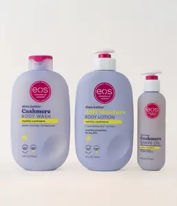 Vanilla Cashmere Shower Essentials - Body Wash, Shave Oil, & Body Lotion Skincare 3-Pack Bundle