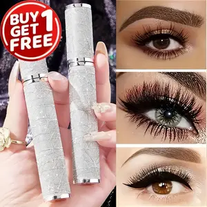 Buy 1 Get 1 Free - Starry Sky Mascara, lengthening mascara, lengthens and lasts, smudge-proof for captivating eyes, boldly thickens lashes, adds volume, long-lasting wear, curls and lifts, dramatically volumizes,suitable for beauty lovers and enthusiasts