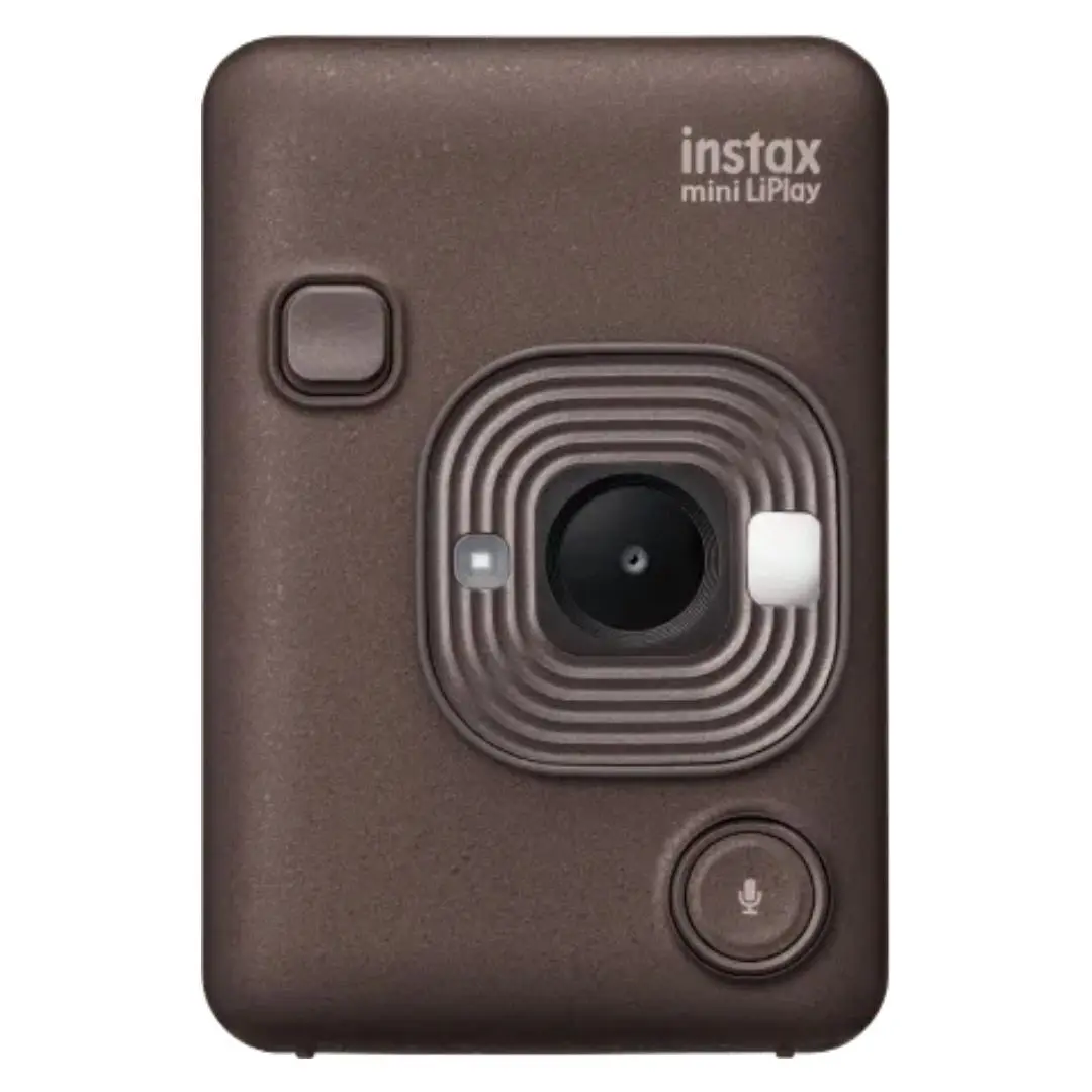 Fujifilm Instax Mini LiPlay Hybrid Instant Camera - App-Controlled, Close-Up, Portable Digital Instant Camera with Smartphone Photo Printer (Deep Bronze)
