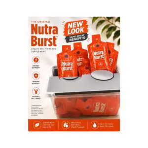 30 Rip and Sip Nutraburst Multivitamin Packets - Convenient Liquid Form of Vitamins for Daily Doses and Easy Absorption
