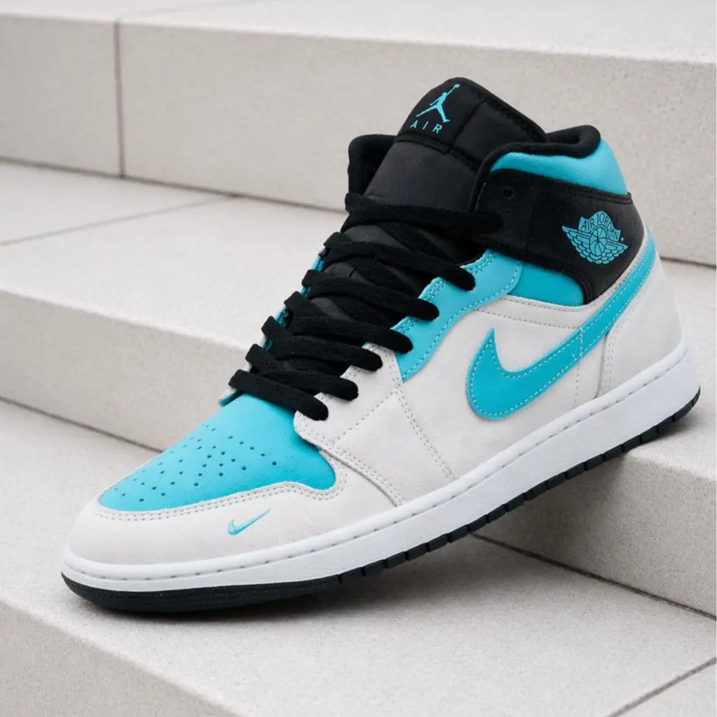 Nike Air Jordan 1 Mid SE Blue Chill IM6567-121 Men's Fashion Sneaker New