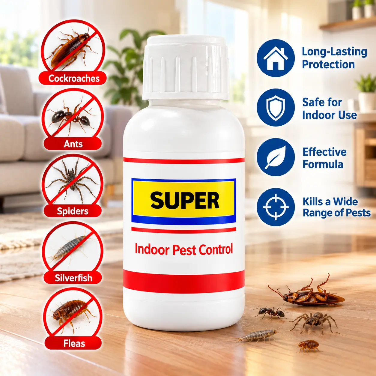 Super Indoor Pest Control - Effective Solution for Home Pest Management