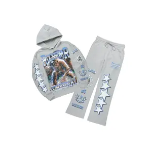 Marxe Heather Grey Hoodie/Baggy Pant Track Set