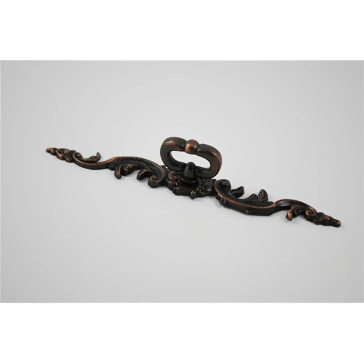 212 MAIN Distinct Decorative Mock Key Pull with Backplate - Venetian Bronze, Zinc Construction, Home Cabinet Accent, Large Appliance Part & Accessory