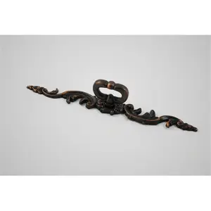 212 MAIN Distinct Decorative Mock Key Pull with Backplate - Venetian Bronze, Zinc Construction, Home Cabinet Accent, Functionality Enhancement for Large Appliance Parts & Accessories