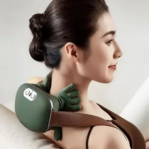 New Shoulder Neck Massager, USB Rechargeable Massagers, Multifunctional Home Cervical Massage, Heated Kneading Massage, Holiday Gift, Mother's Day Present
