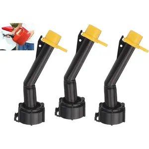 3 Pcs Fuel Gas Can Jug Spouts Nozzles & Rings & Caps for Blitz 900302 900092 900094 Old Style Easy to Install and Use for Fuel, Diesel, Kerosene, Gas, Water and 1-5 Gal Can