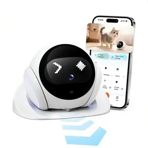 TYTARBEL Indoor Security Robot Camera, Movable Pet Monitoring Camera, Supports APP Control, Two-Way Audio, Motion Detection, Night Vision, Automatic Recharging. A Smart Home Camera for Pets, Elderly, and Babies.