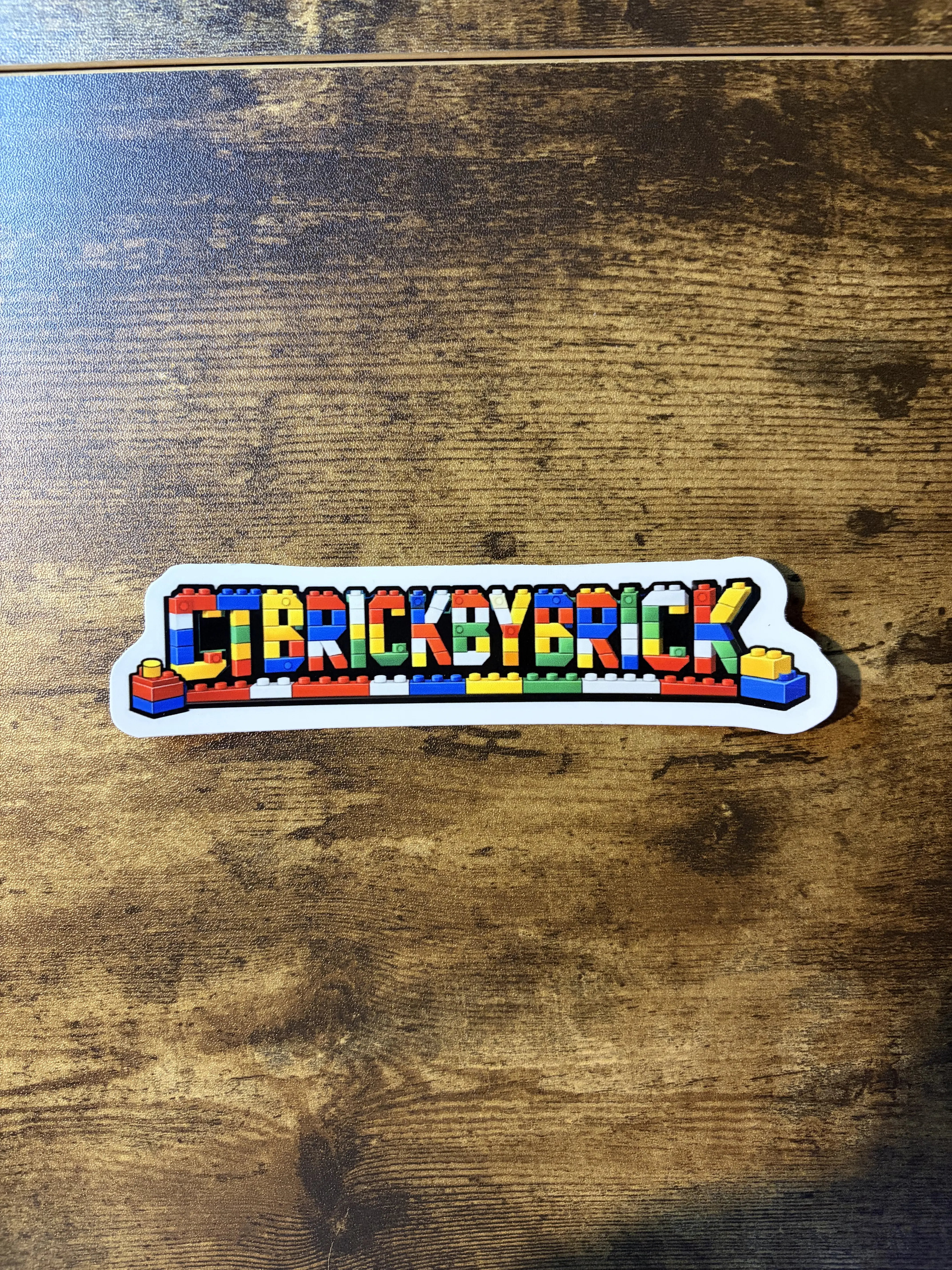 CT Brick By Brick Sticker