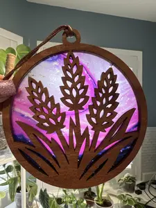 Lavender Suncatcher for Sunny Window