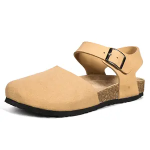 Women's Summer Fashion Sandals Comfort Lightweight Walking Shoes Leather Sandals