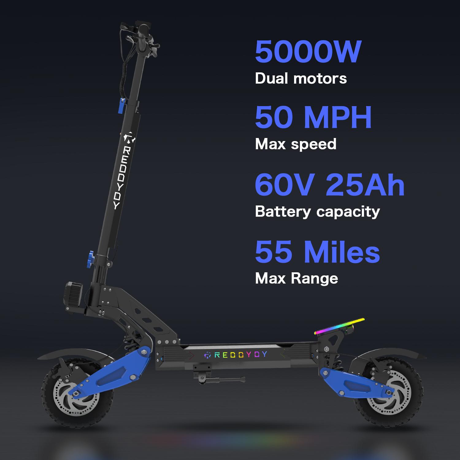 REDDYDY】RD2 Dual Motor Off Road Electric Scooter for Adults