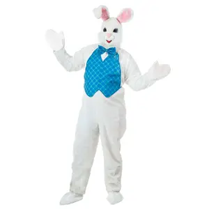 Mascot Happy Easter Bunny Costume for Adults