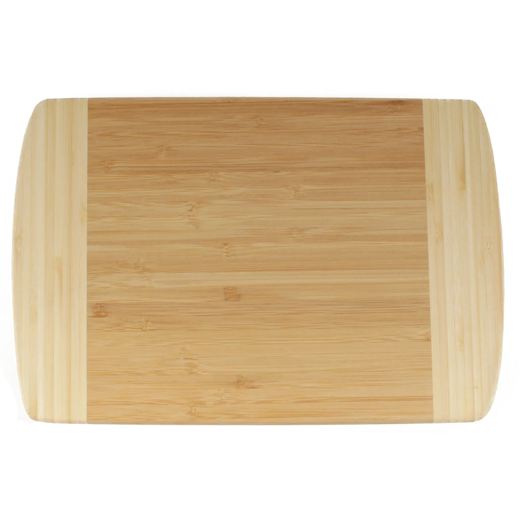 Small Two-Tone Bamboo Cutting Board 12" x 8" x 0.75"