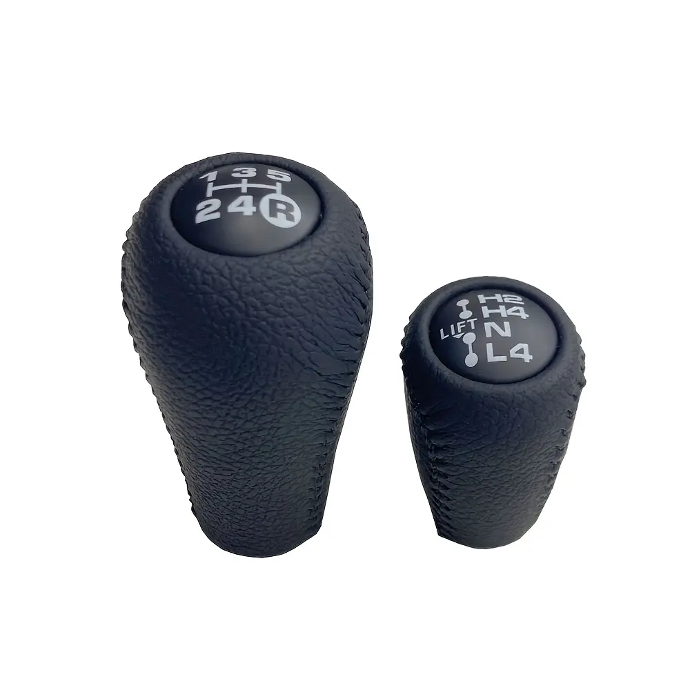 Black leather silicone gearshift lever, suitable for Land Cruiser 70 series LC70 LC76 LC79, durable automotive parts, Shift Knob, Shifter Knob