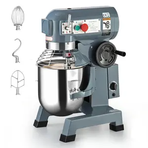 【GARVEE】Commercial Food Mixer 15QT 600W 110V 3 Speeds Adjustable, Stand Mixer Dough Kneading Machine with Stainless Steel Bowl Dough Hooks Whisk Beater, With Safety Guard for Bakeries Restaurants Pizzerias