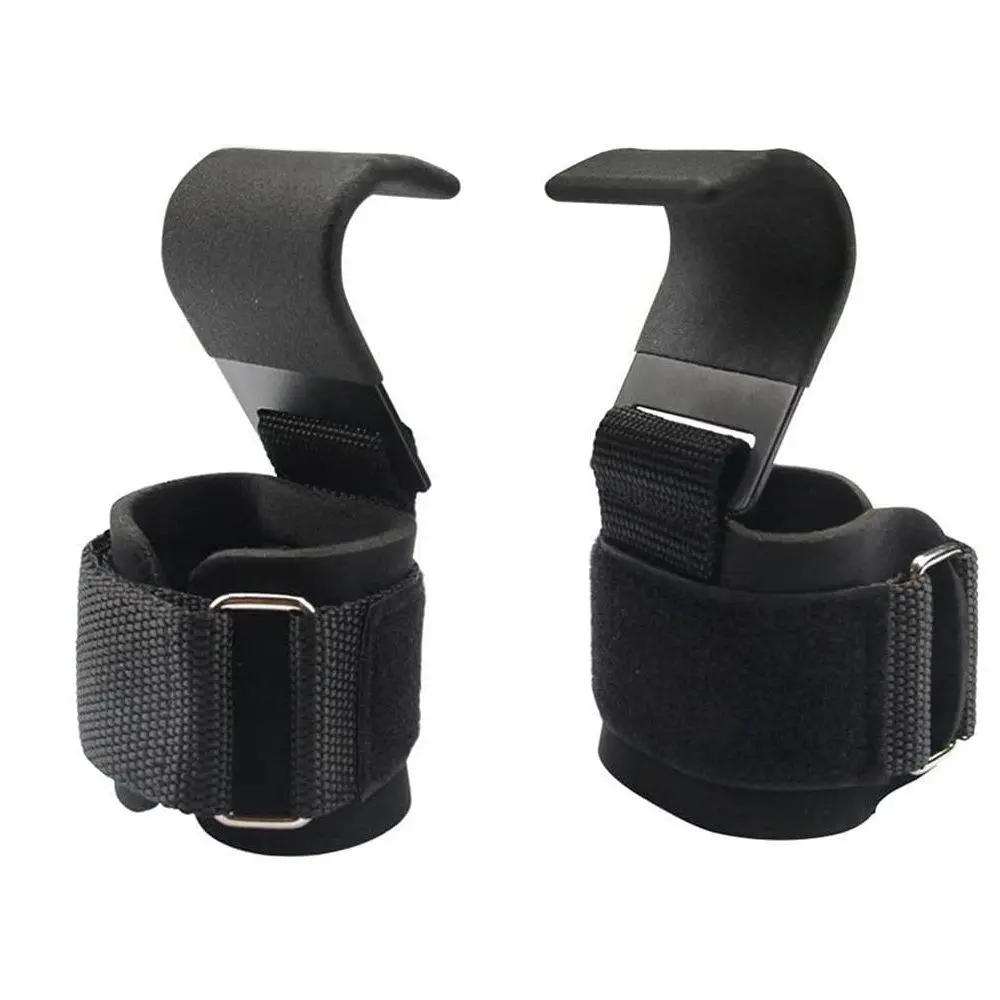 Weight Lifting Hooks, 2/4 Counts Heavy Duty Lifting Wrist Straps, Pull Ups Deadlift Straps, Weight Lifting Grips for Home Gym