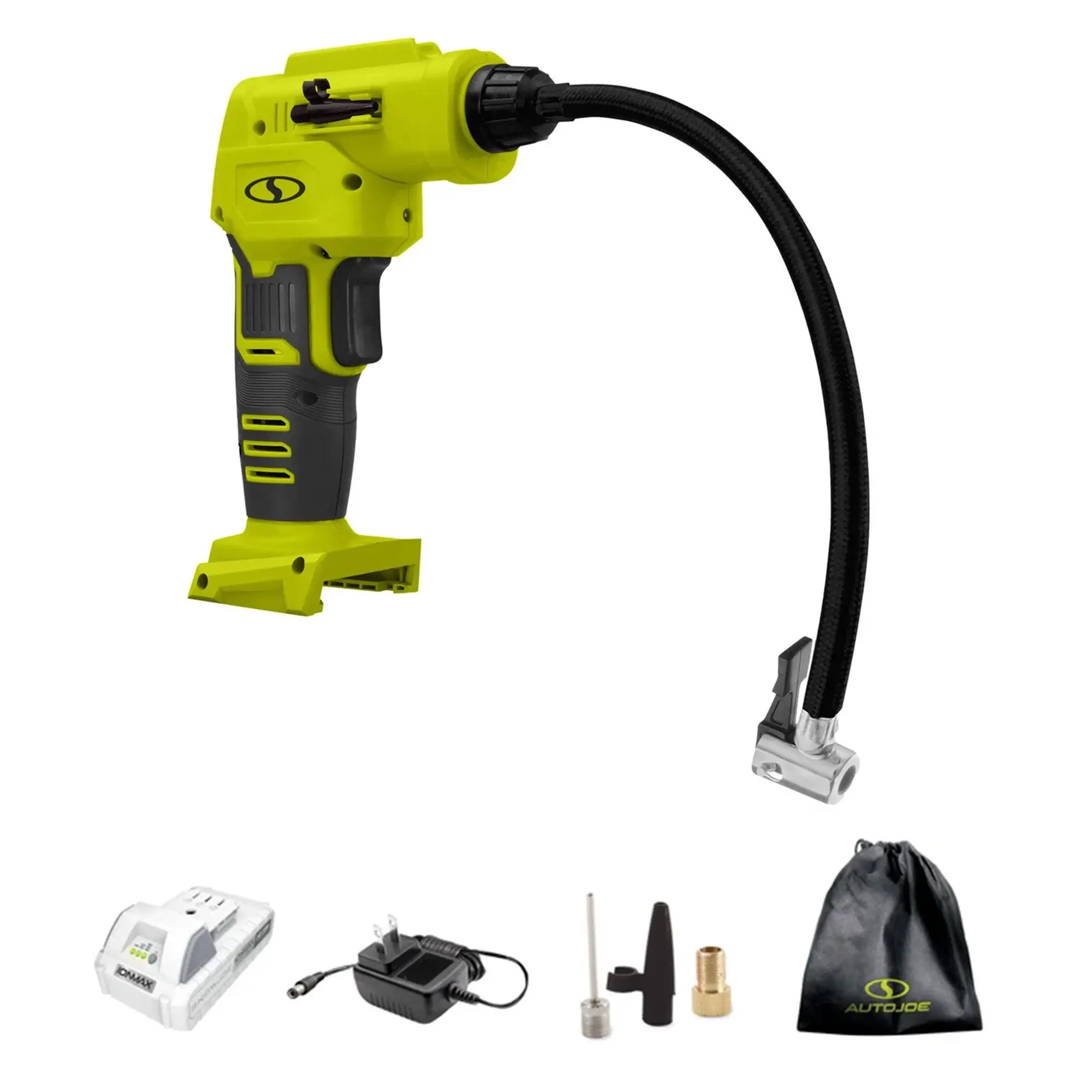 Sun Joe Auto Joe Portable Air Compressor Cordless Tire Inflate Pump, 24V-AJC-LTE
