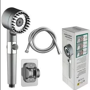 Filtered Shower Head with Handheld, High Pressure Water Flow and Multiple Spray Modes Shower Head with Filter, Power Wash for Hard Water, Showerhead with ON/OFF Switch for Pets Bath