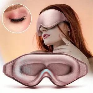 Silk Sleep Mask, Soft Comfortable Eye Cover for Night Travel Nap, Portable Eye Mask, Light Blocking Eyeshade, Ideal for Sleeping & Relaxing, Sleep Aid Products, Blackout Sleep Mask