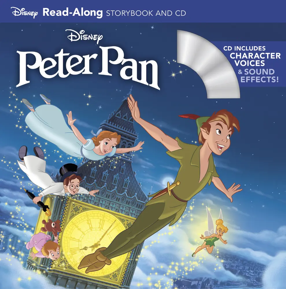 USED Book - Peter Pan Readalong Storybook and CD by Disney Books (Paperback) - english