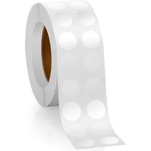 3000 count Clear Stickers 0. 5 Inch Clear Circle Transparent Stickers for Sealing Round Adhesive Envelope Seals Wide Gloss Tape for Envelope Mail Small Business Products Packaging