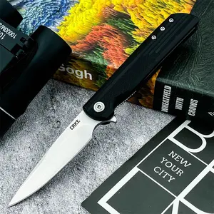 Pocket Portable Knife 8CR13MOV Blade G10 Handle Lightweight Outdoor Folding Knife Camping Fishing Everyday Use Cutting Tool