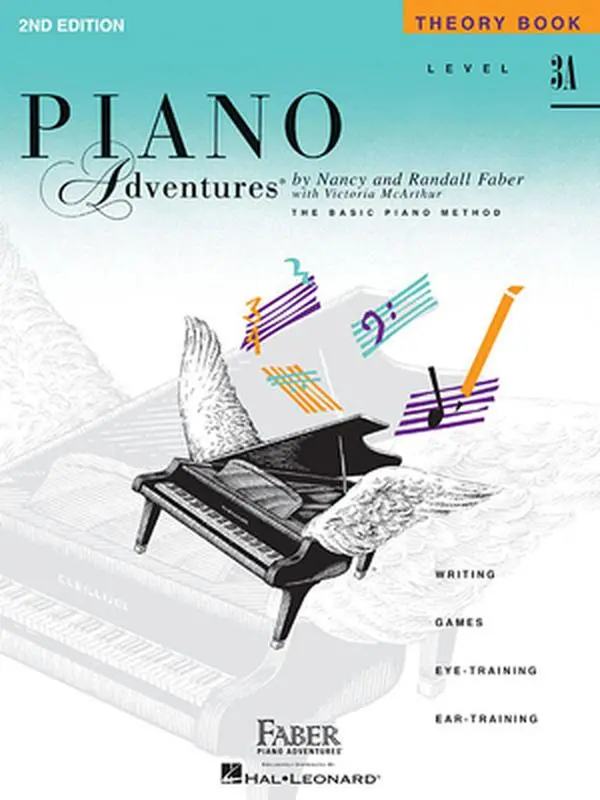 USED Book - Piano Adventures - Theory Book - Level 3a (Paperback) - english