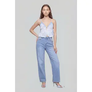 Kaliyah Mid Rise Stretch Jeans