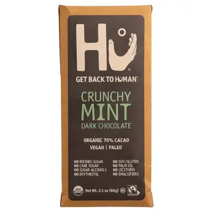 Hu Crunchy Mint Dark Chocolate, 2.1 oz (60 g)
