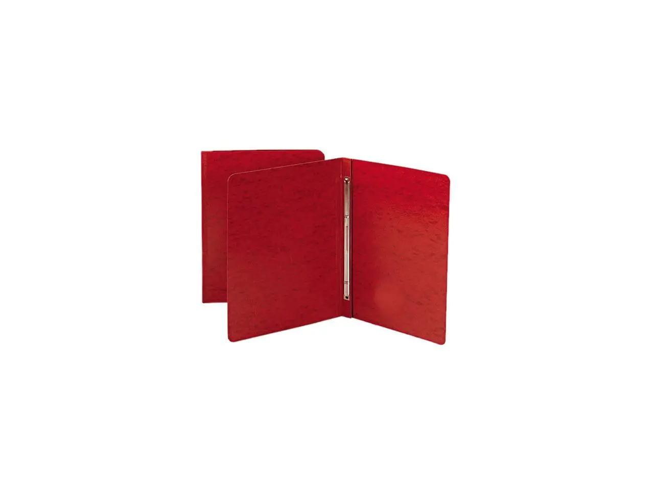 Smead 81251 Smead Side Opening Pressboard Report Cover, Prong Fastener, Letter, Bright Red