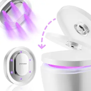 UV Toilet Sterilizer Light,Smart House Auto-Sensing Toilet cleaner, Bathroom Germ Elimination,Family Safe&Rechargeable,  Easy Install for Any toilet,Household Cleaning Disinfectant