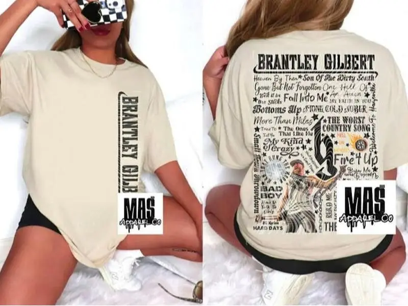 Brantley Gilbert shirt Song title tshirt top merch Music shirt gift