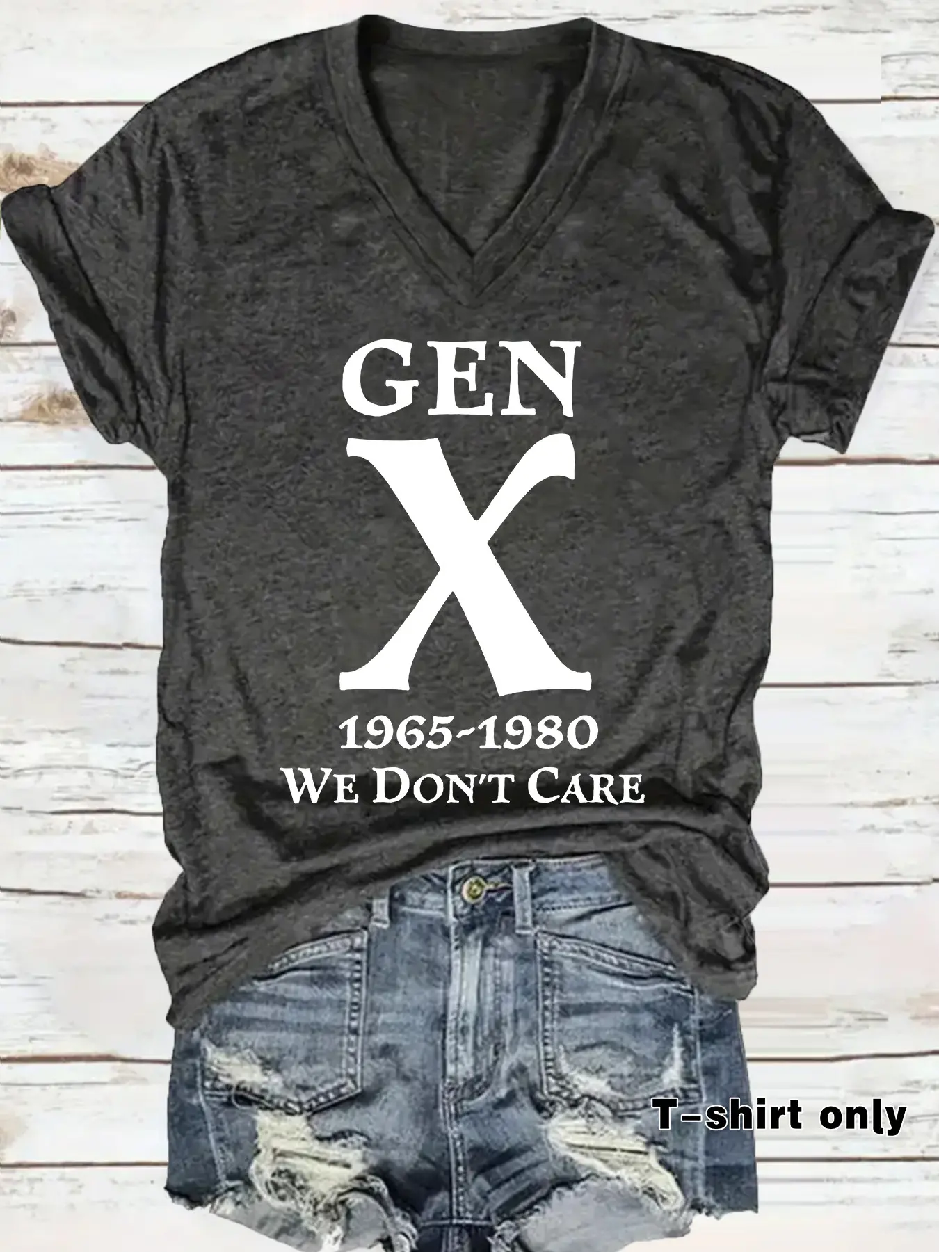 Women's Summer Casual Loose-Fitting V Neck Short Sleeve T-Shirt, Womenswear, Trendy Tee, Comfortable Breathable Fabric, Perfect for Daily Wear, S-XXL, Streetwear, Casual T Shirts