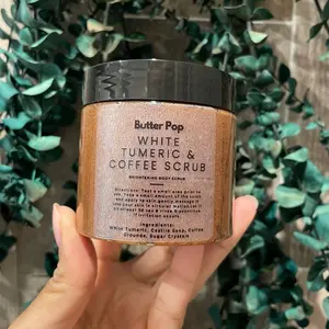 Coffee & White Tumeric Sugar Scrub natural skincare