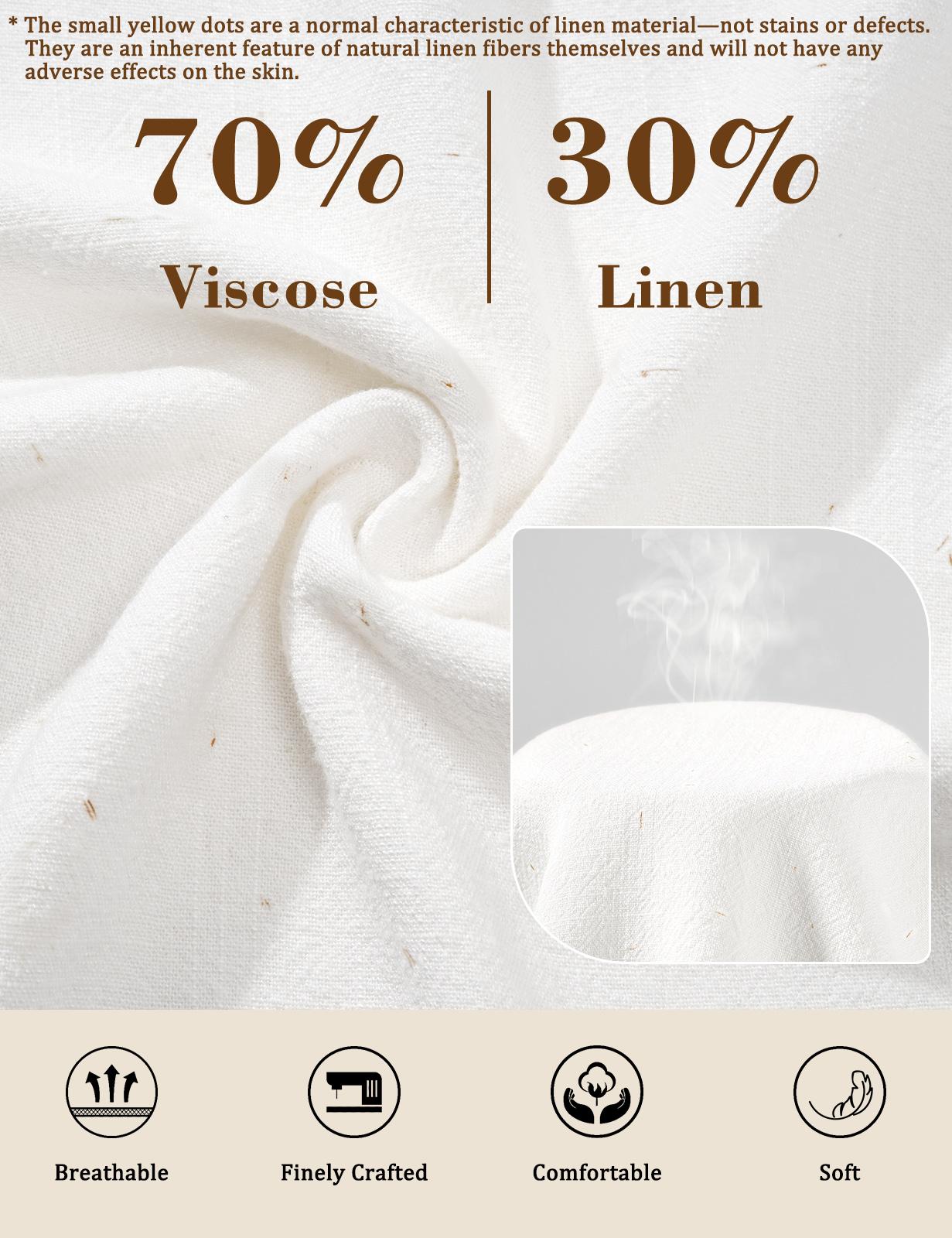 UMIPUBO Womens Linen Pants Casual Wide Leg Pants Summer Palazzo Pants Loose Flowy Beach Pants Drawstring Elastic Trousers