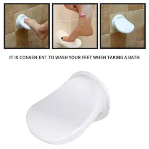 Shower Foot Rest Pedal - Non-Slip Bathroom Shaving Mat Aid for Easy Leg Shaving - Comfortable Grip Stool for Safe and Convenient Use - Perfect for Seniors and Anyone Needing Extra Support in the Shower - NEW! Does not apply