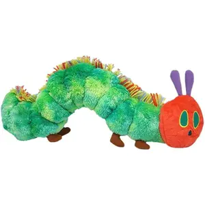 Very Hungry Caterpillar Plush Toy - Soft Cotton Stuffed Animal, Eric Carle Inspired, Lovely Pillow for Kids, Home Decor & Gifts