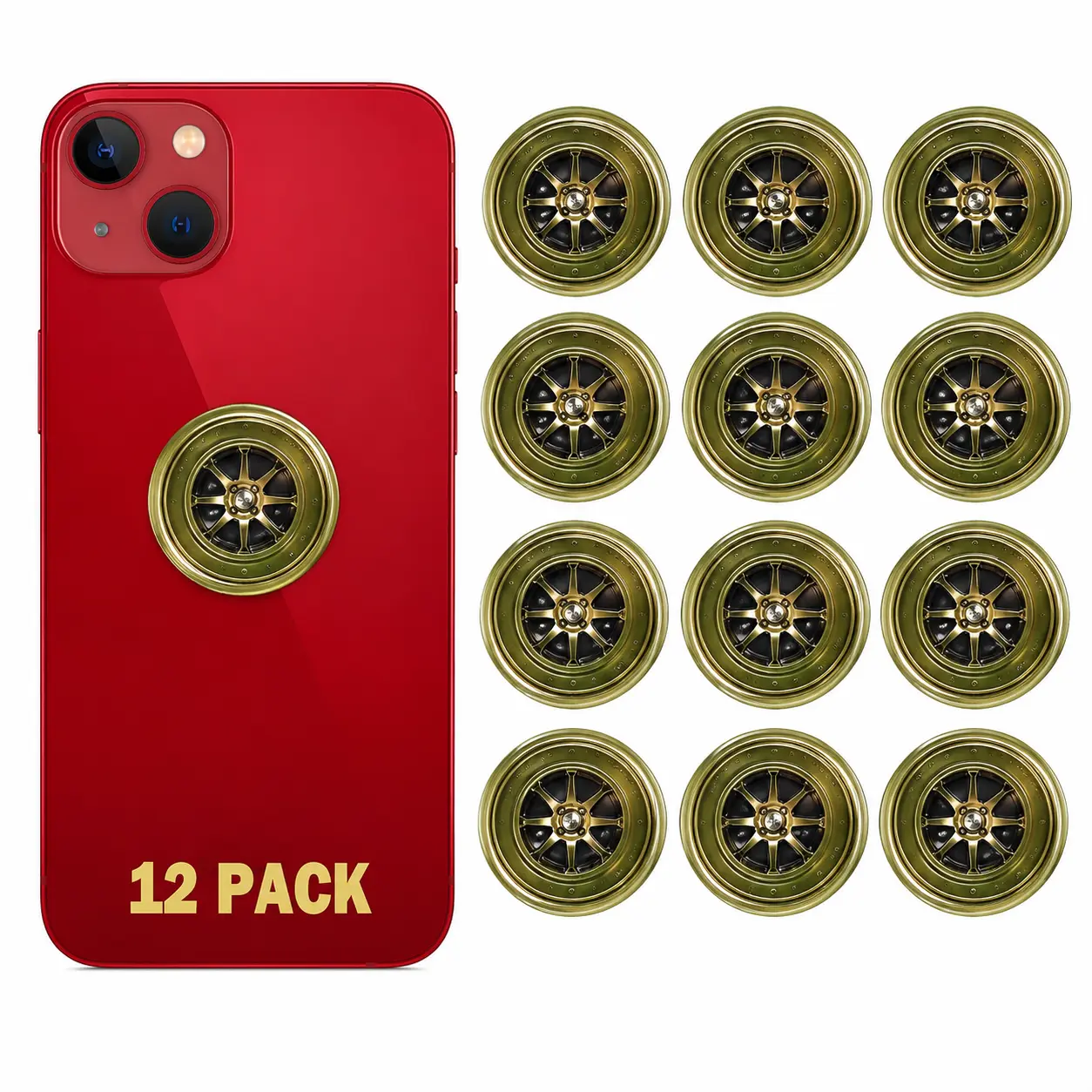 Protective Device Stickers 12PCS Reusable Self Adhesive Decals for Phones & Laptops