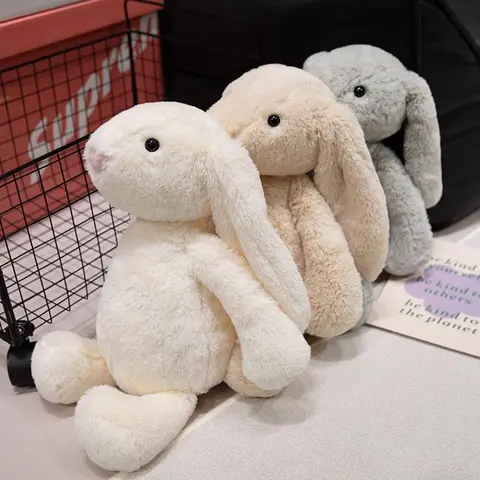 Cute Rabbit Plush Toy, Stuffed Animal Bunny, Cute Stuffies, 1 Count Soft & Comfy Plush Doll, Stuffed Animal Birthday Gift, Home Decor, Room Decor