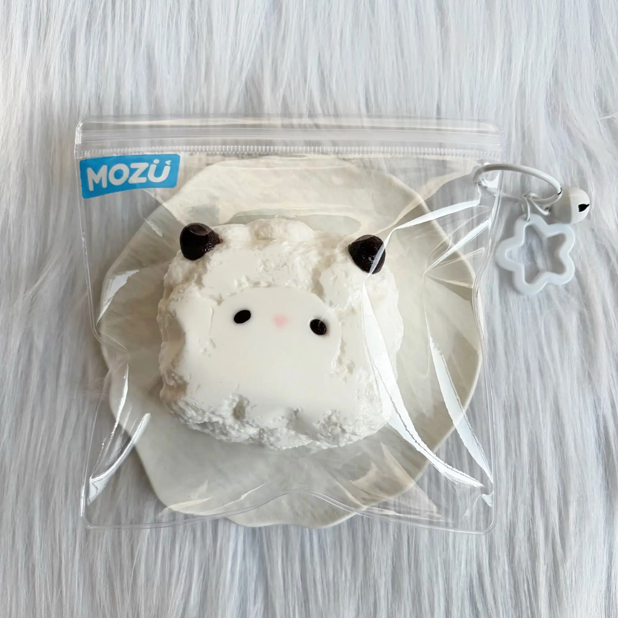 Soft Squishy Kawaii Moldable Taba Lamb Squishy - Mallow Putty-Textured Puffy Blocky Silicone Stress Relief Fidget Toy, 197g Party Christmas Gift (Kawaii Squishies, Puffy Lamb Design, Mallow Putty Texture)