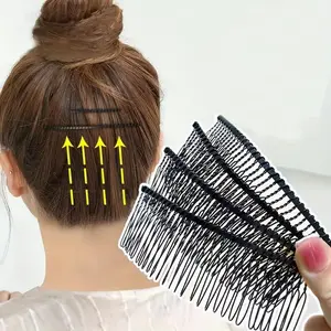 2pcs Invisible Hair Styling Combs, Unscented Edge Control and Repair Tool for Normal and Relaxed Textured Hair Types, Everyday Hair Styling | Sleek Hair Look | Fine Comb Design