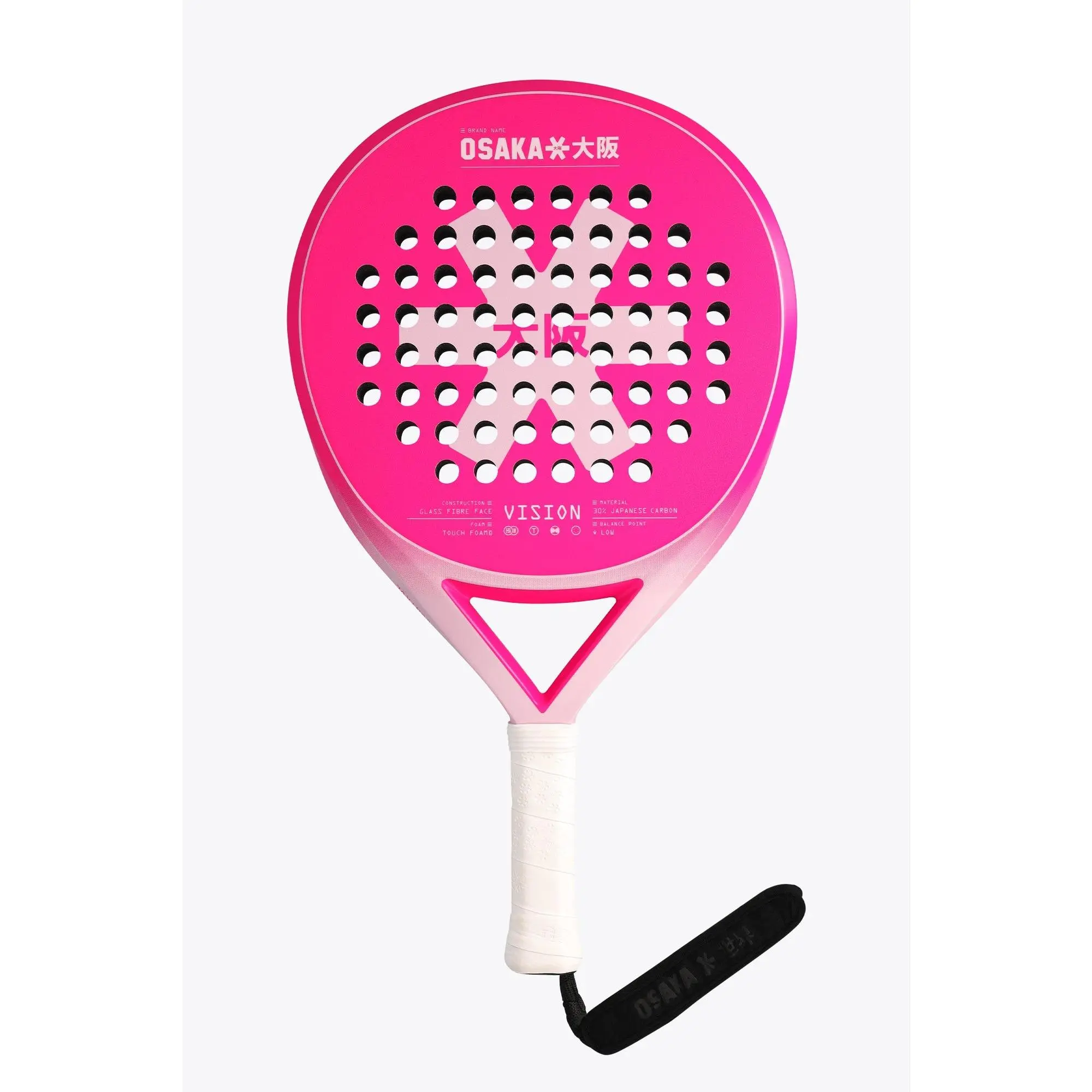 Osaka Padel Racket - Vision - Control | Electric Fuchsia
