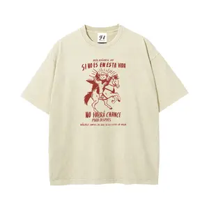 S~5XL Oversize Unisex Washed T-Shirt for Women and Men's Unisex Fit Batik Cotton Oversize Streetwear Menswear  Super Soft Pre-Shrunk