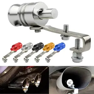 5 Color Universal Turbo Exhaust Whistle Modified Exhaust Sound Simulator Motorcycle Exhaust Pipe Sound Generator Parts