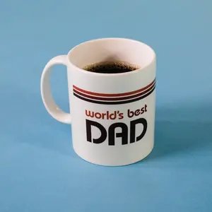 World's Best Dad Mug - Throw Back , Gift for Dad
