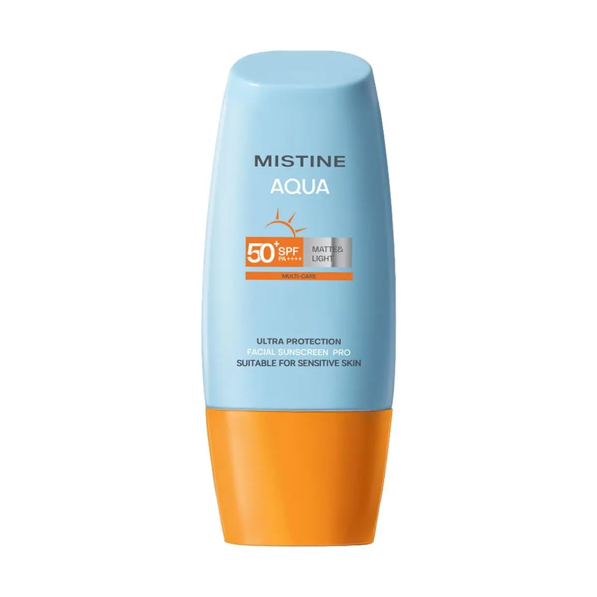 Mistine Yellow Cap Sunscreen SPF50+ PA++++ 40ml - Lightweight, Non-Greasy, Sensitive Skin Friendly, New 25 Formula